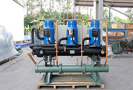 恒星定制冷水機組，三個渦旋機動力更猛