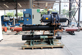 酒店供暖供水，一臺螺桿式水源熱泵機(jī)組就能滿足