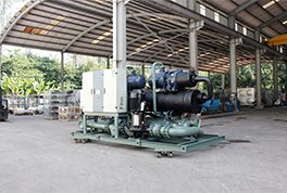 出口國外的水冷低溫機(jī)，用的是環(huán)保冷媒R404A